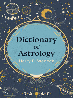 cover image of Dictionary of Astrology